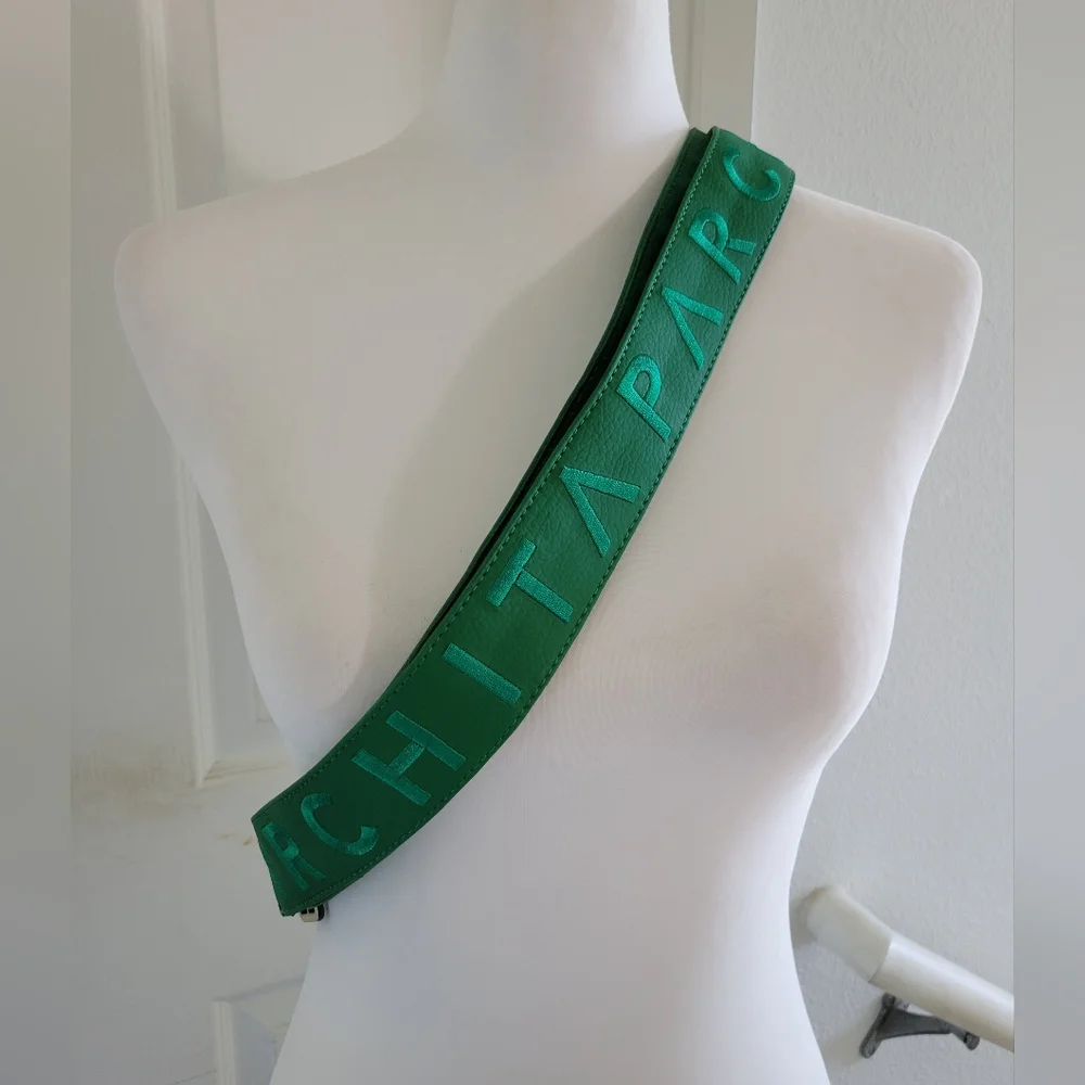 Parchita | Vibrant Kelly Green PVC Mila Wallet Crossbody Bag